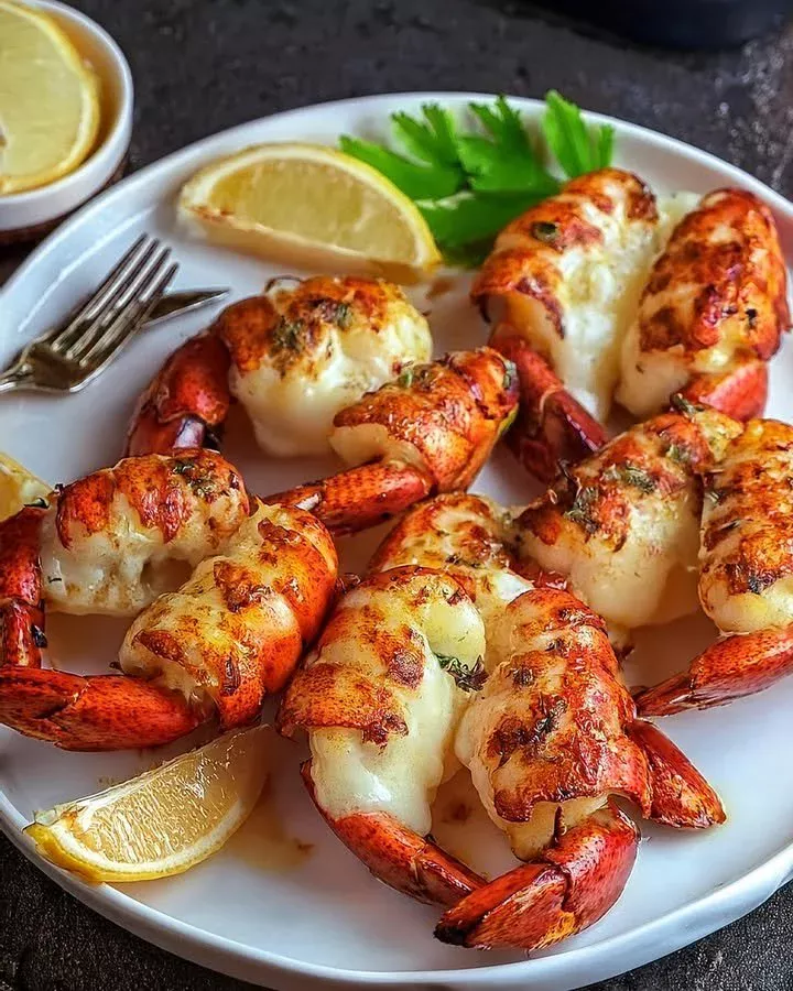 Lobster Tails with Garlic Butter
