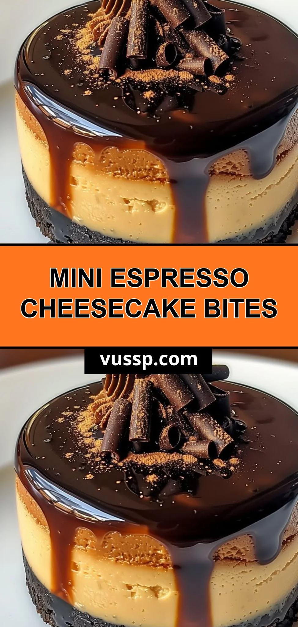 Mini Espresso Cheesecake Bites