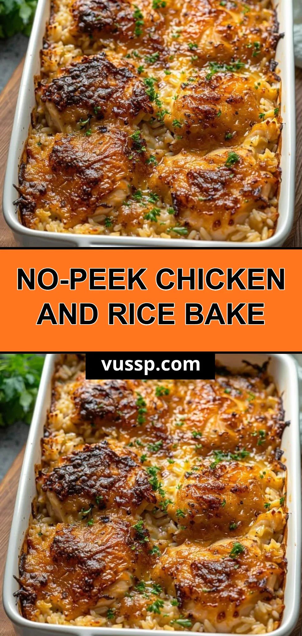 No-Peek Chicken and Rice Bake