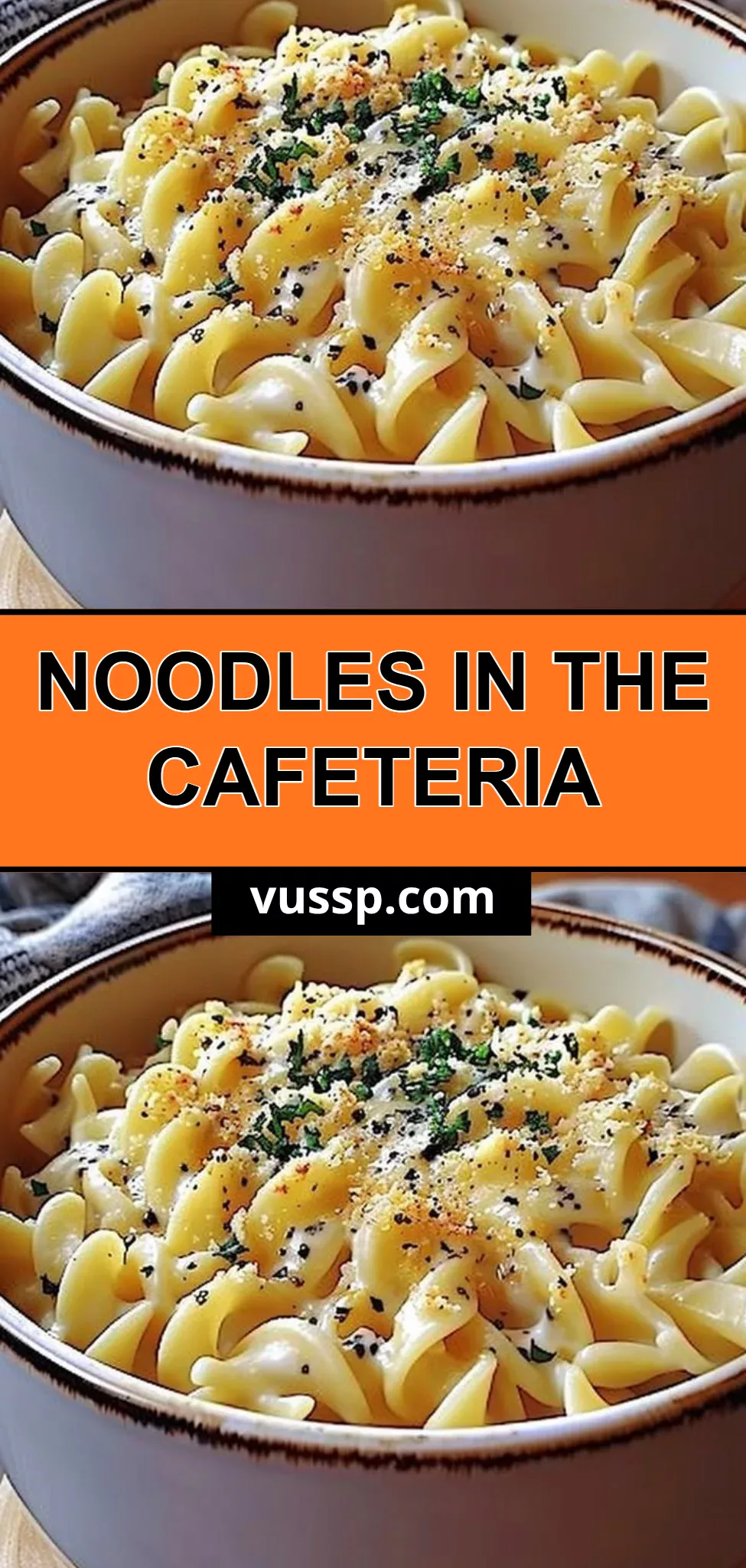 Noodles in the Cafeteria