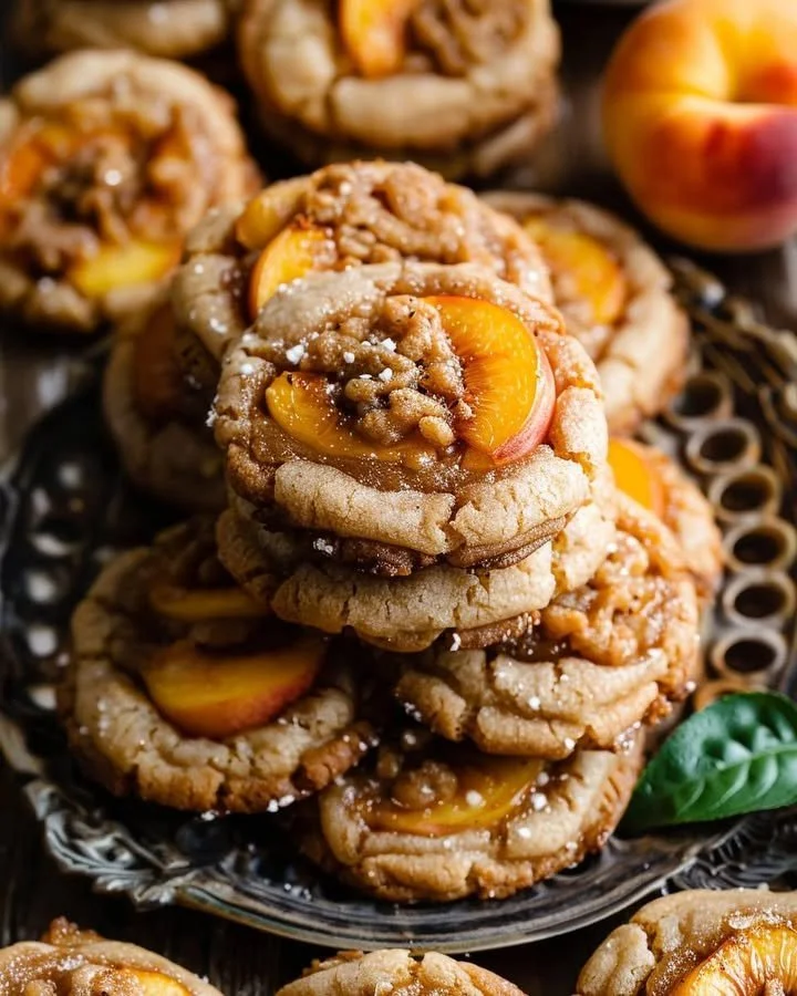Peach Cobbler Cookie Bliss