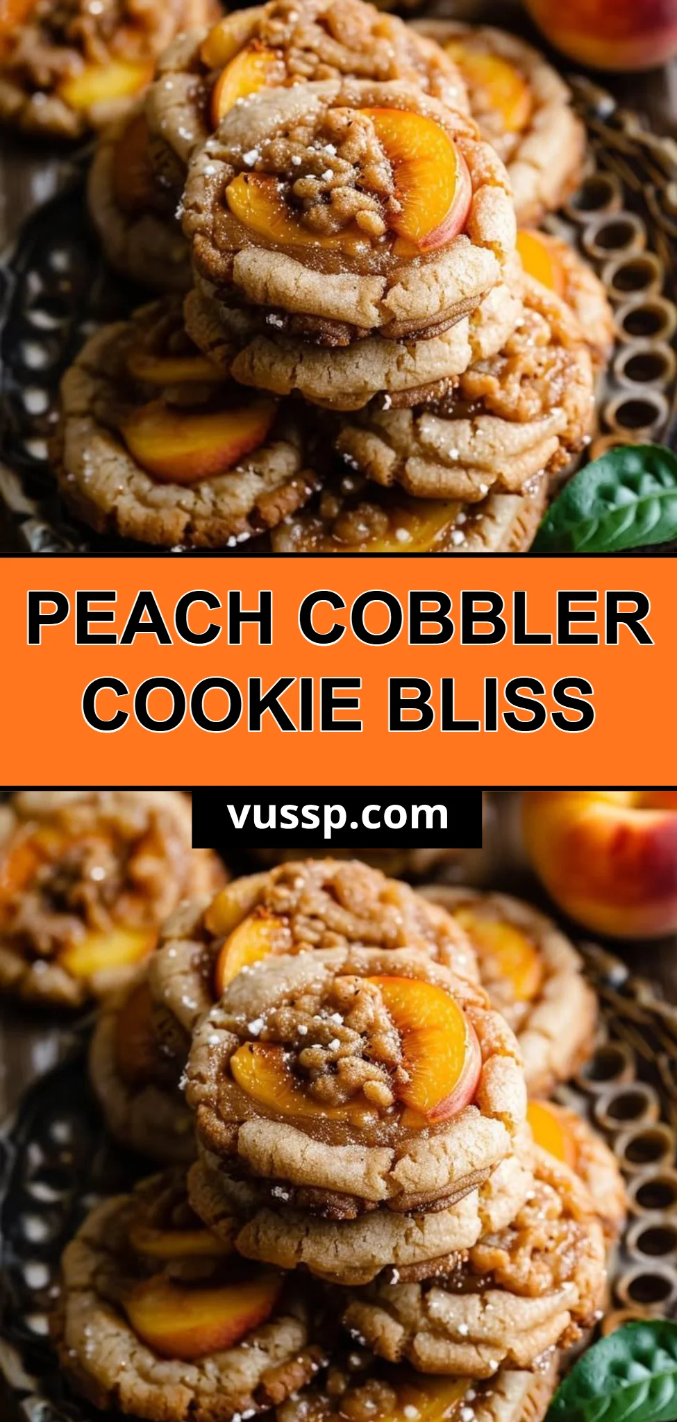 Peach Cobbler Cookie Bliss
