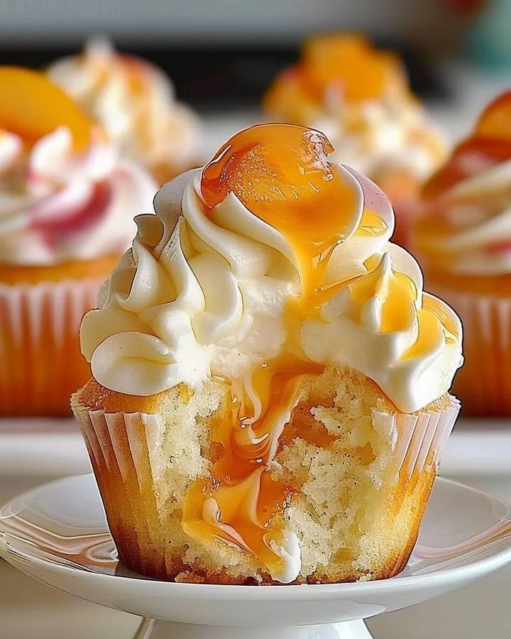 Peach Cupcakes