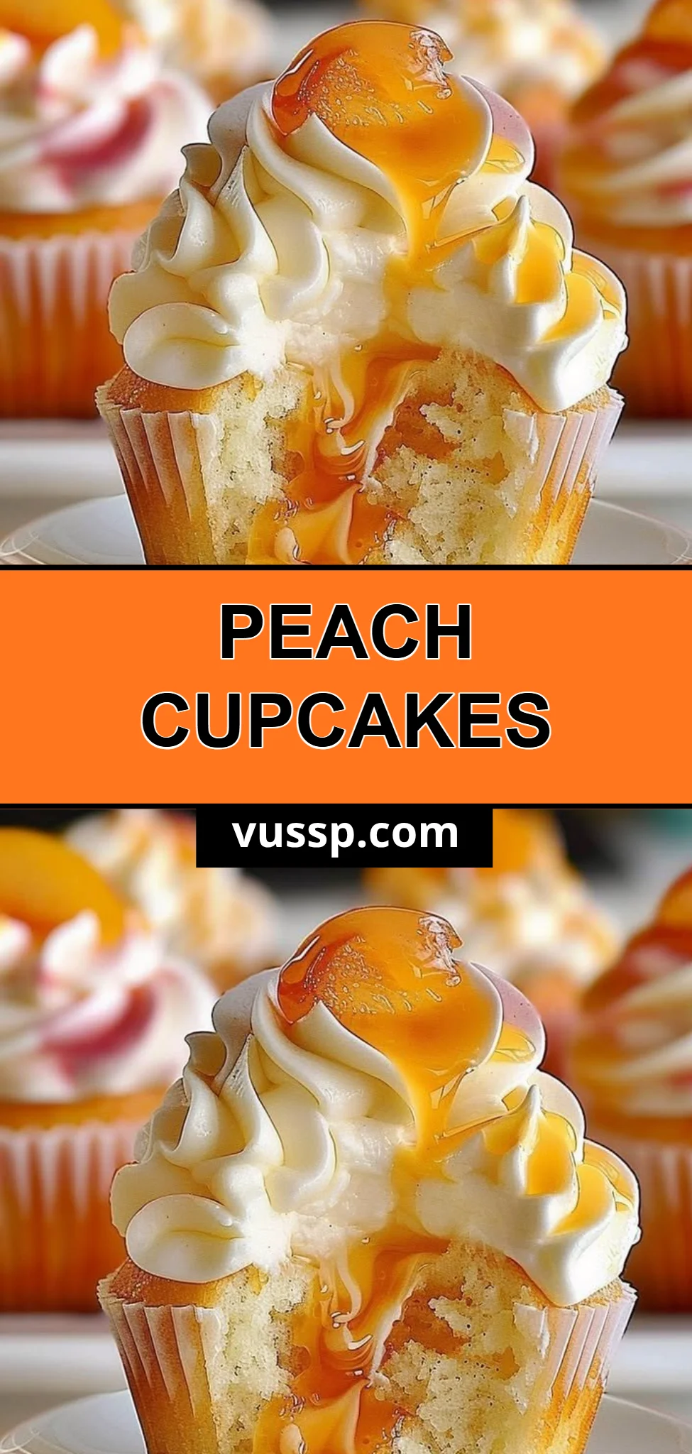 Peach Cupcakes