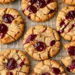 Delicious Peanut Butter Jelly Cookies featuring creamy peanut butter and jelly filling.