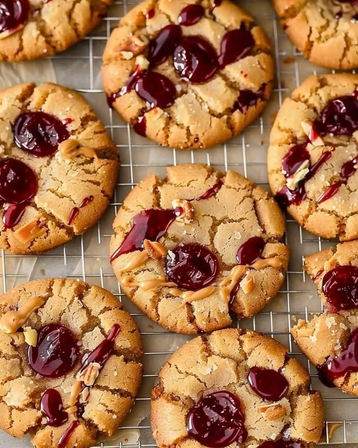 Peanut Butter Jelly Cookies