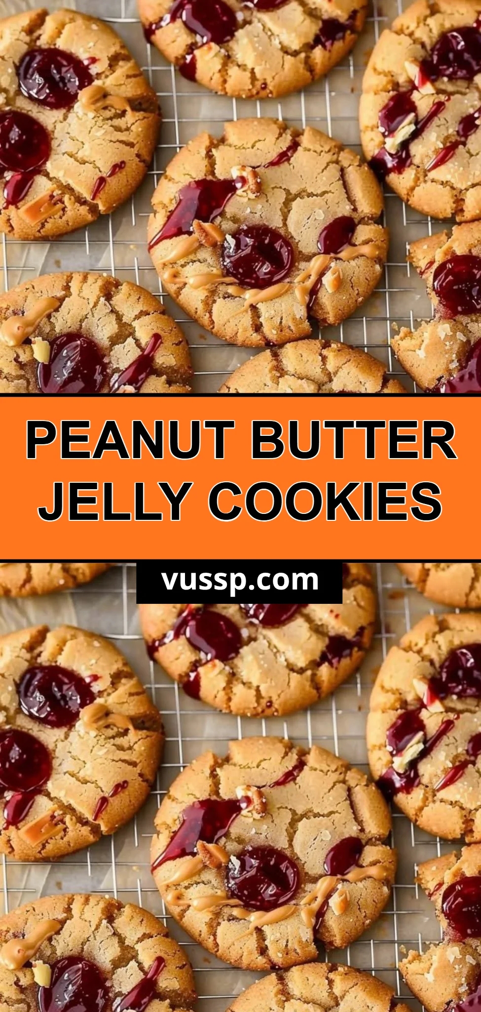 Peanut Butter Jelly Cookies