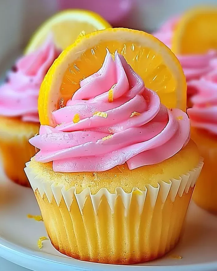 Pink Lemonade Cupcake Delights