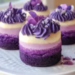 Purple Ombre Mini Cake Delights for celebrations and special occasions