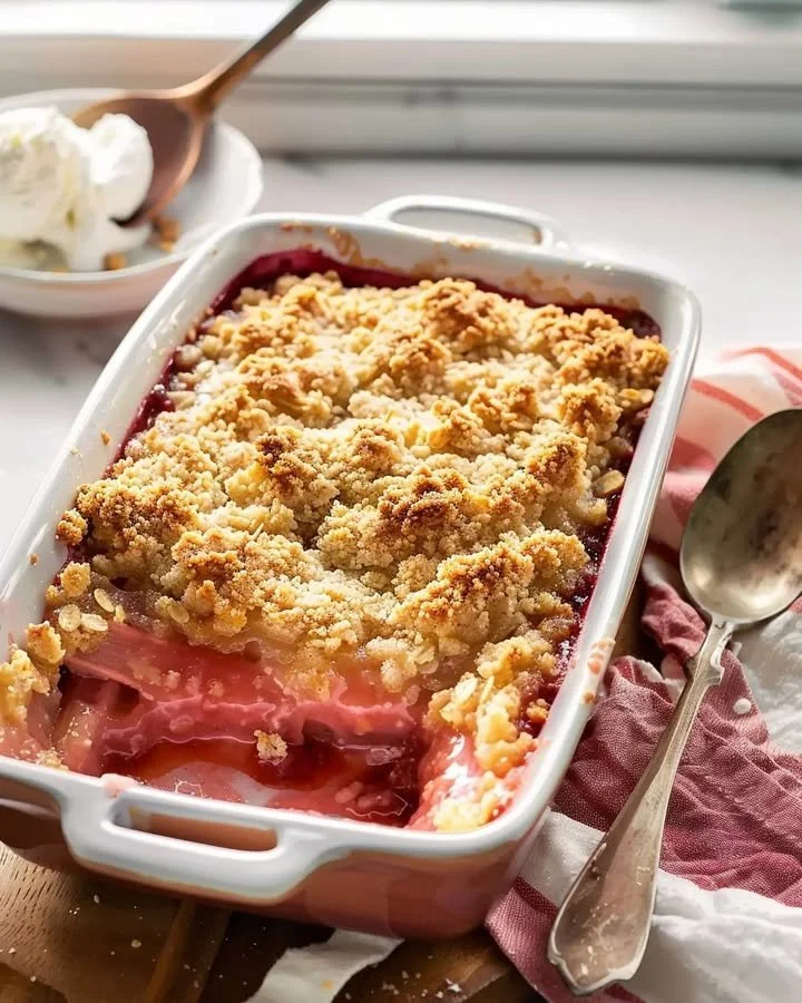 Rhubarb Crumble