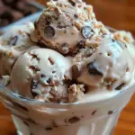 Delicious Rocky Road Frozen Delight dessert with chocolate, marshmallows, and nuts.