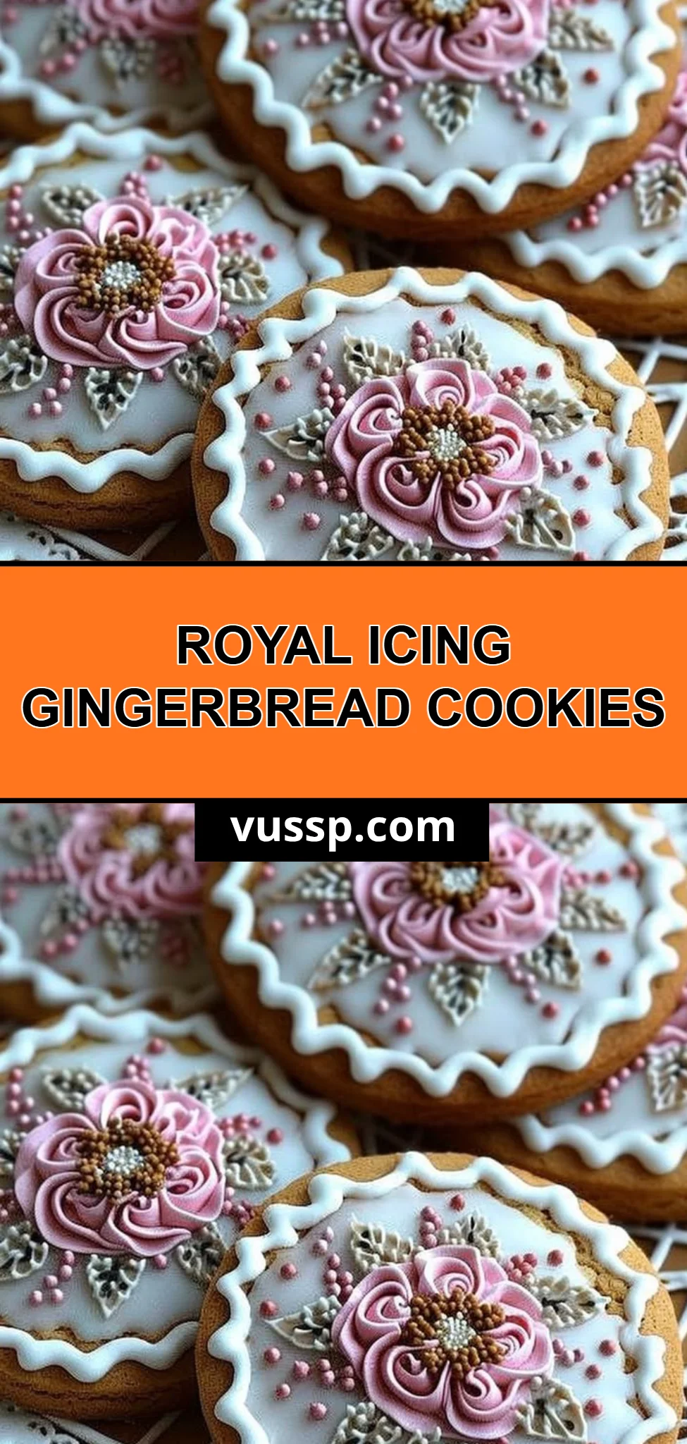 Royal Icing Gingerbread Cookies