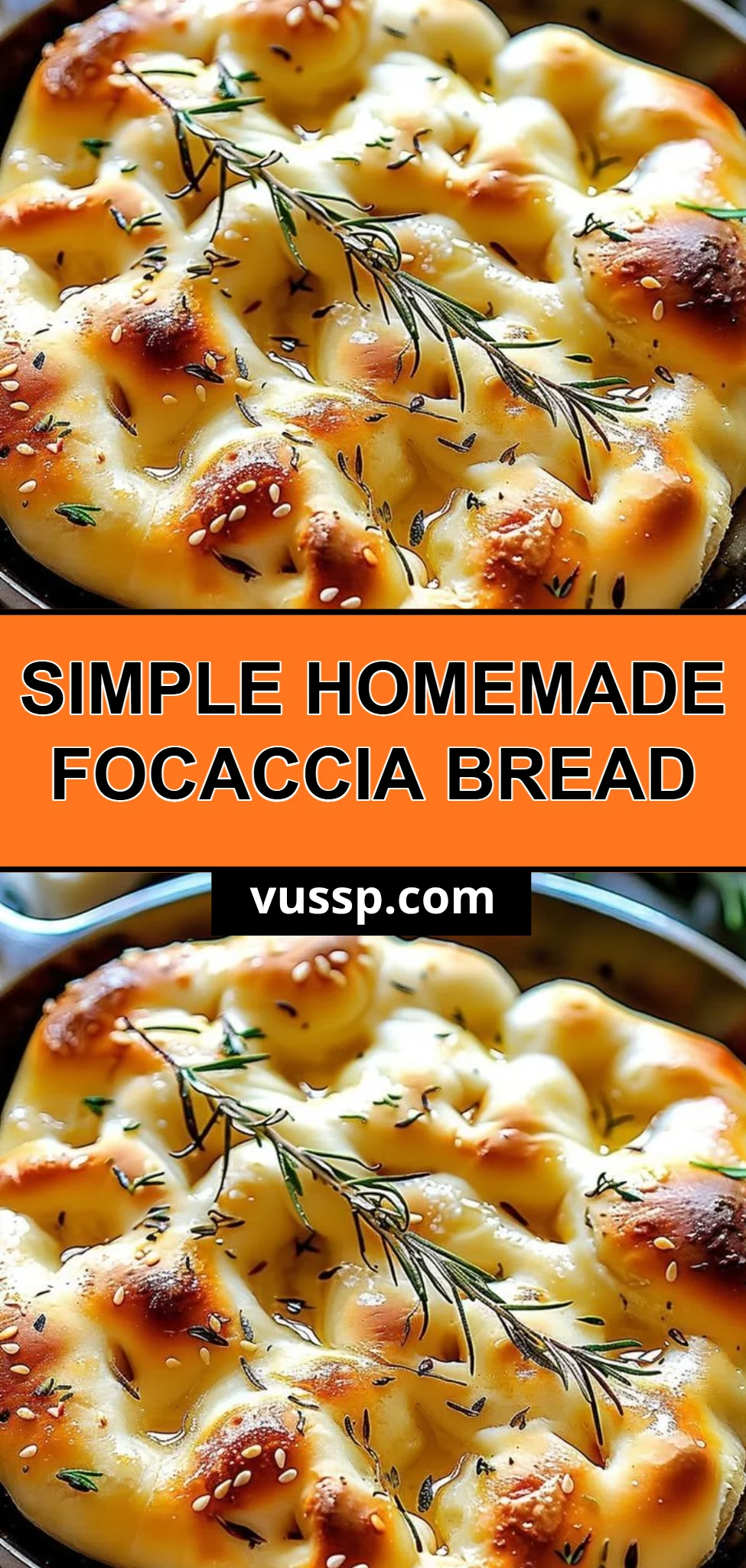 Simple Homemade Focaccia Bread