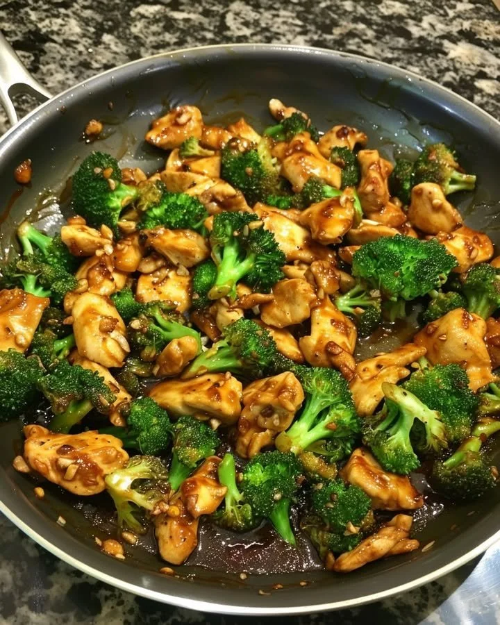 Spicy Szechuan Chicken with Broccoli