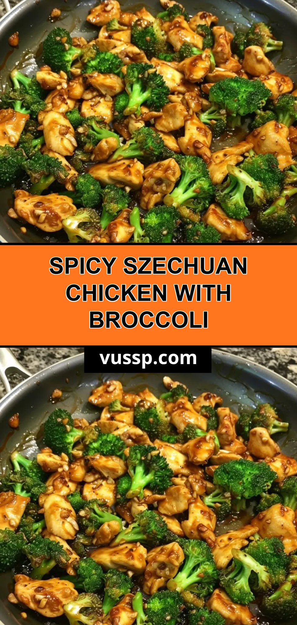 Spicy Szechuan Chicken with Broccoli