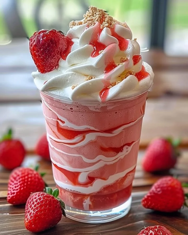 Strawberry Cream Frappuccino