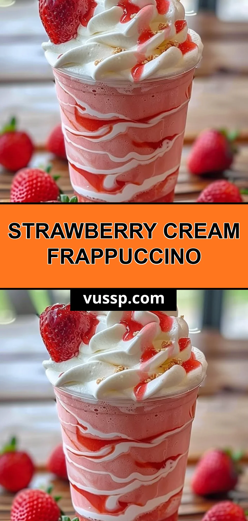 Strawberry Cream Frappuccino