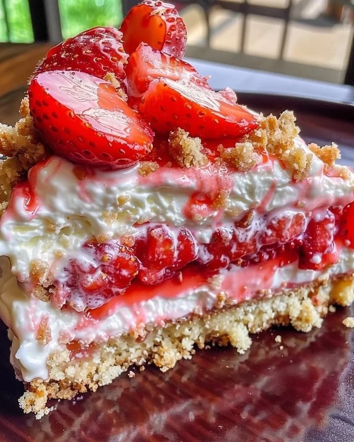 Strawberry Crunch Cheesecake