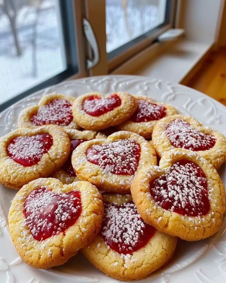 Strawberry Kissed Cookies