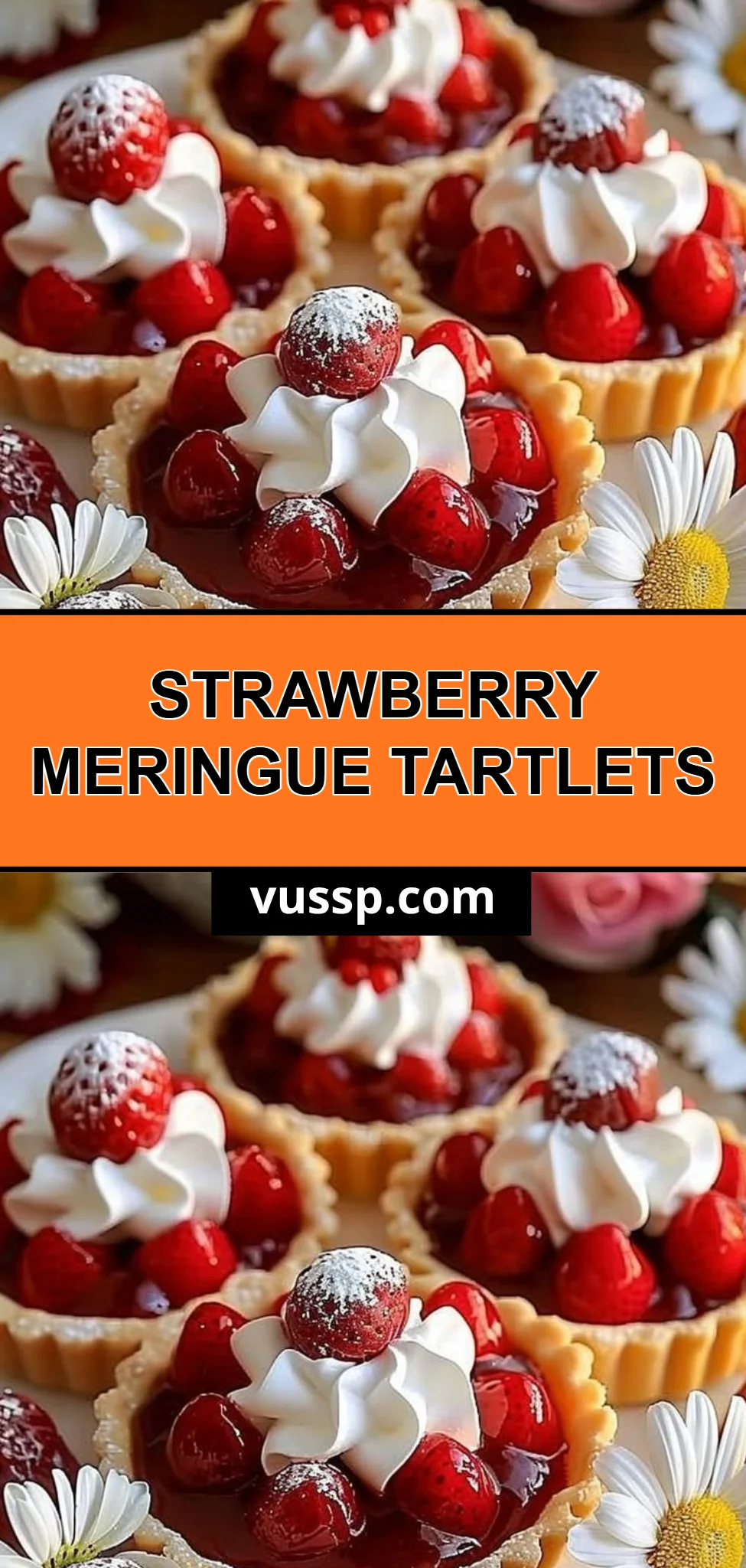 Strawberry Meringue Tartlets