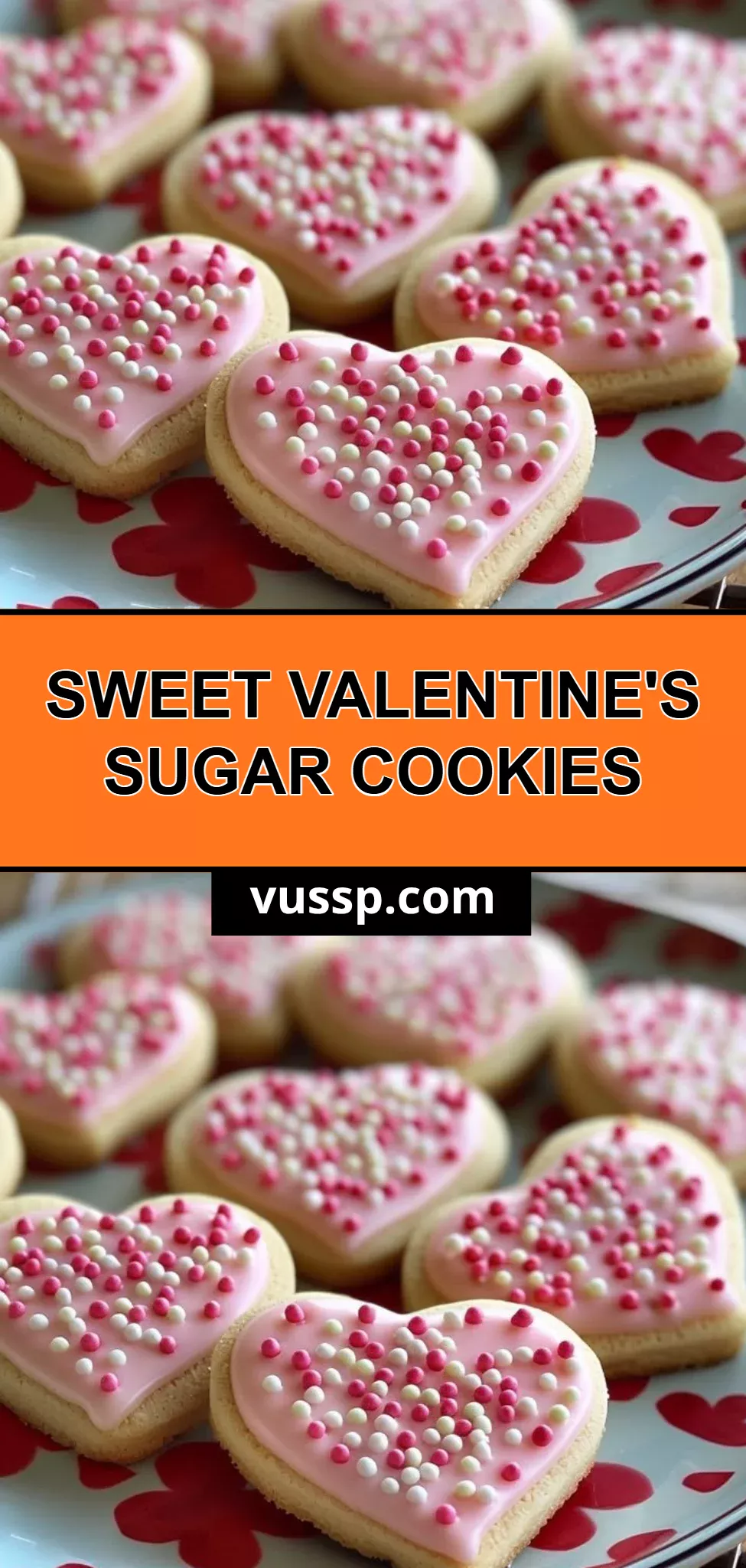 Sweet Valentine's Sugar Cookies