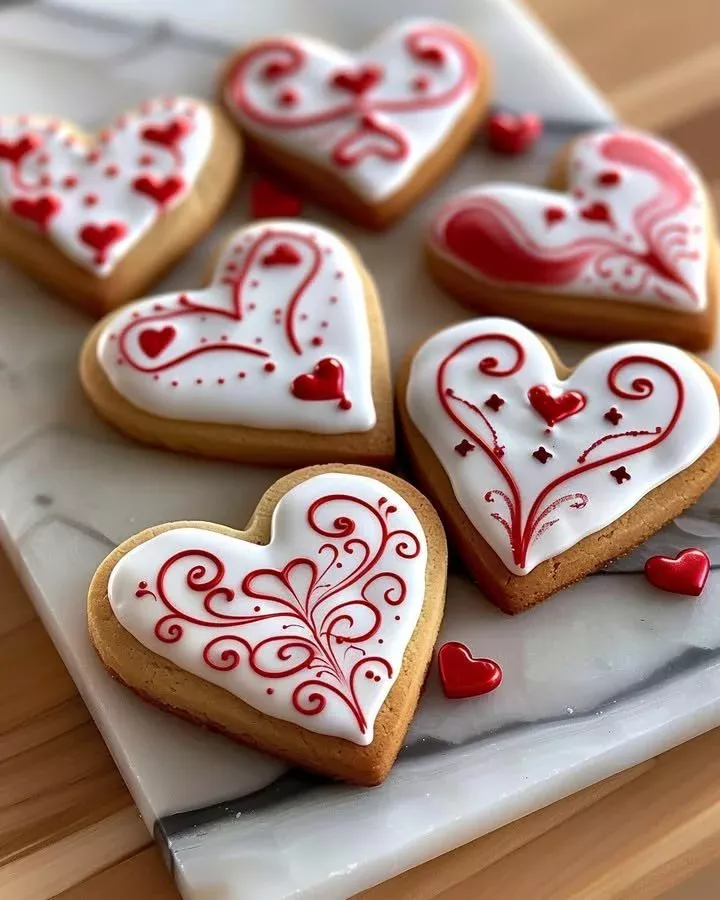 Valentine’s Day Royal Icing Cookies