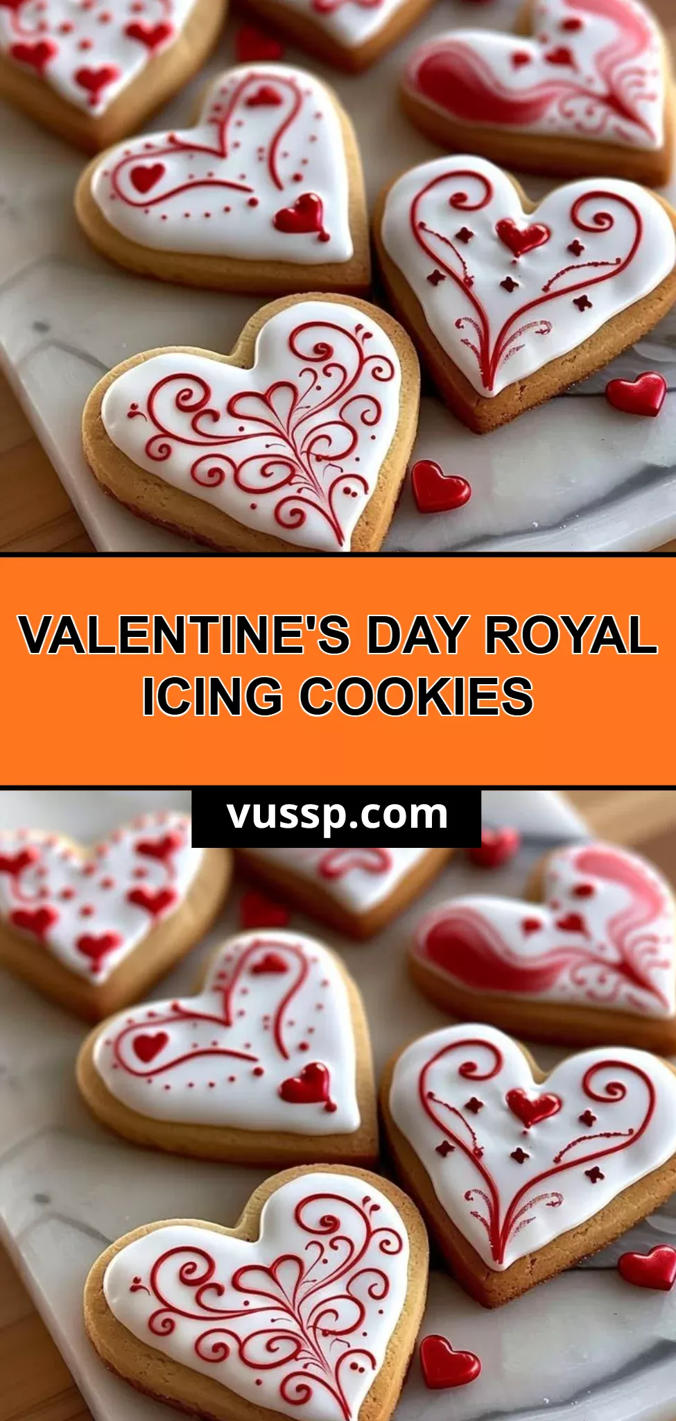 Valentine's Day Royal Icing Cookies